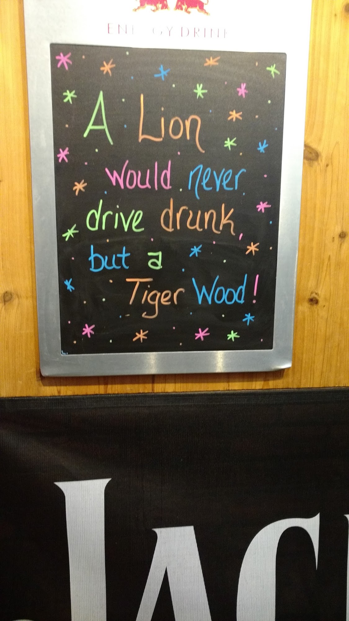 Doghouse Saloon Menu