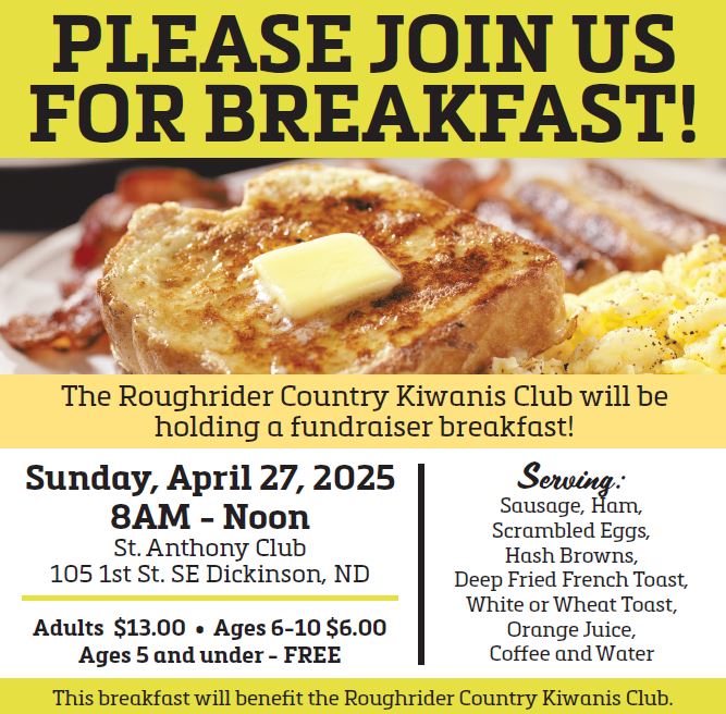 The Dickinson Press Menu