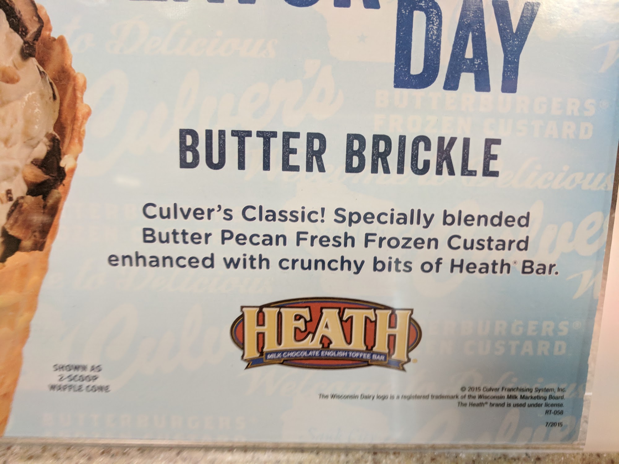 Culver’s Menu