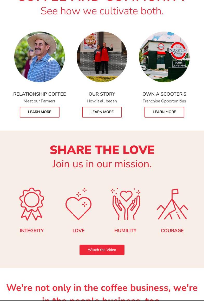 Scooter's Coffee Menu