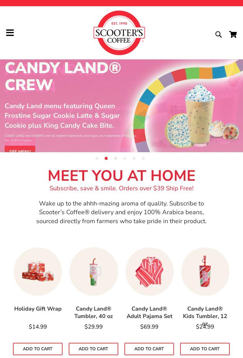 Scooter's Coffee Menu