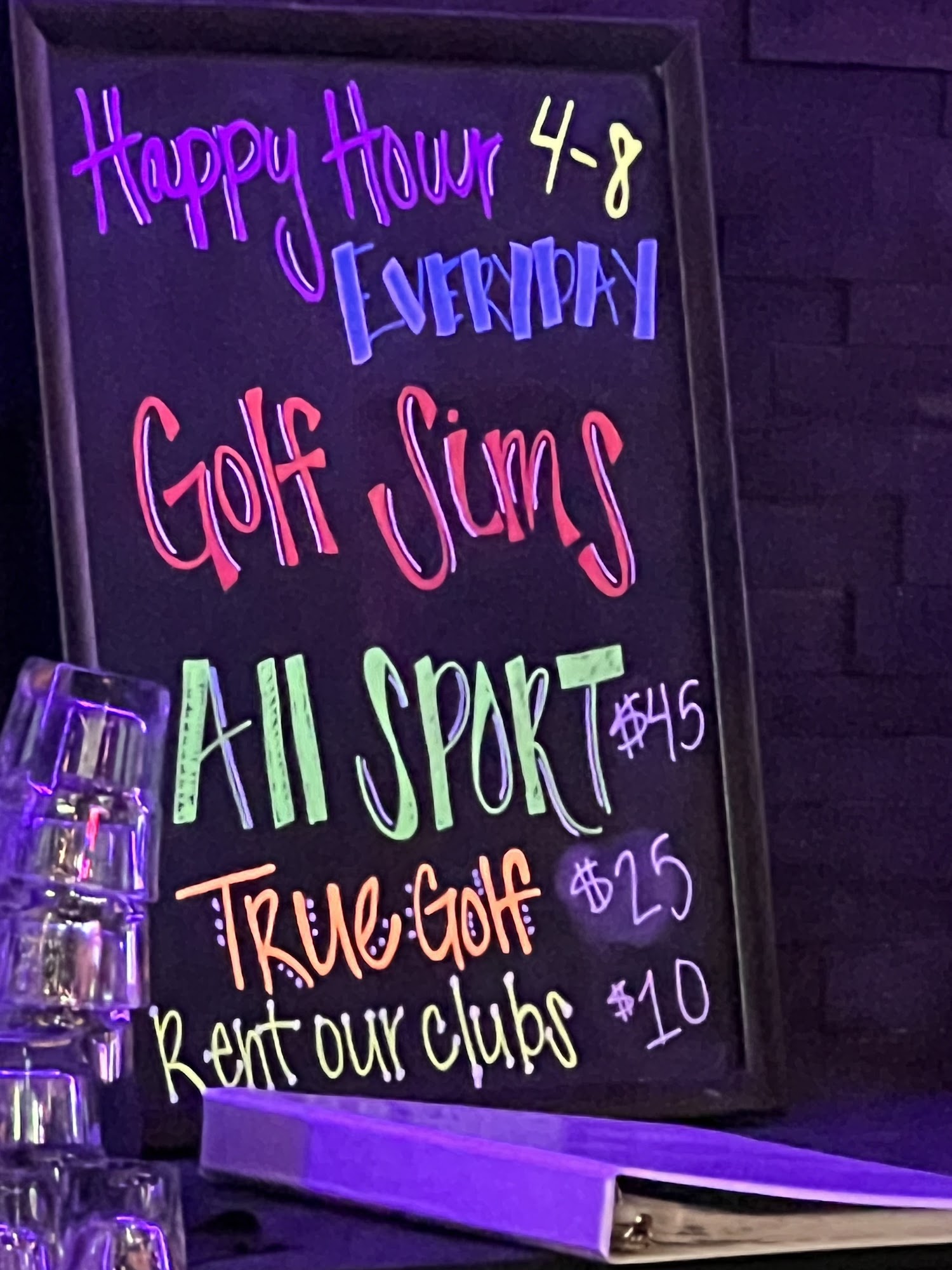 Central Station Bar and Events Menu