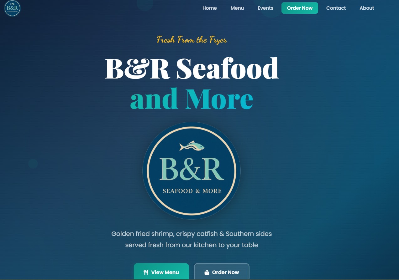 B & R Seafood & More Menu