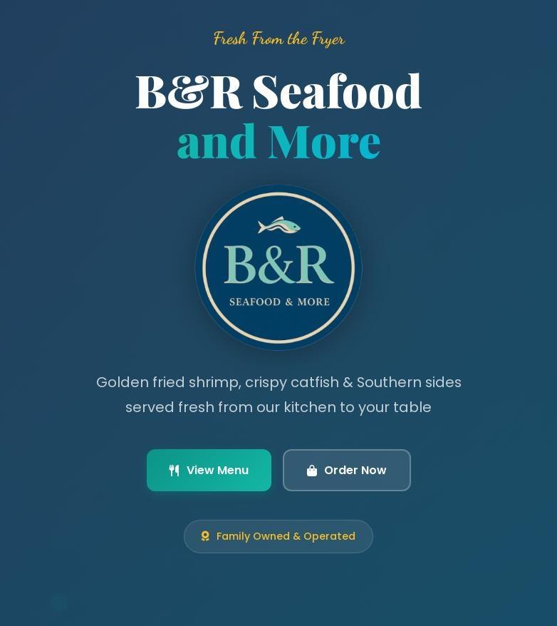 B & R Seafood & More Menu