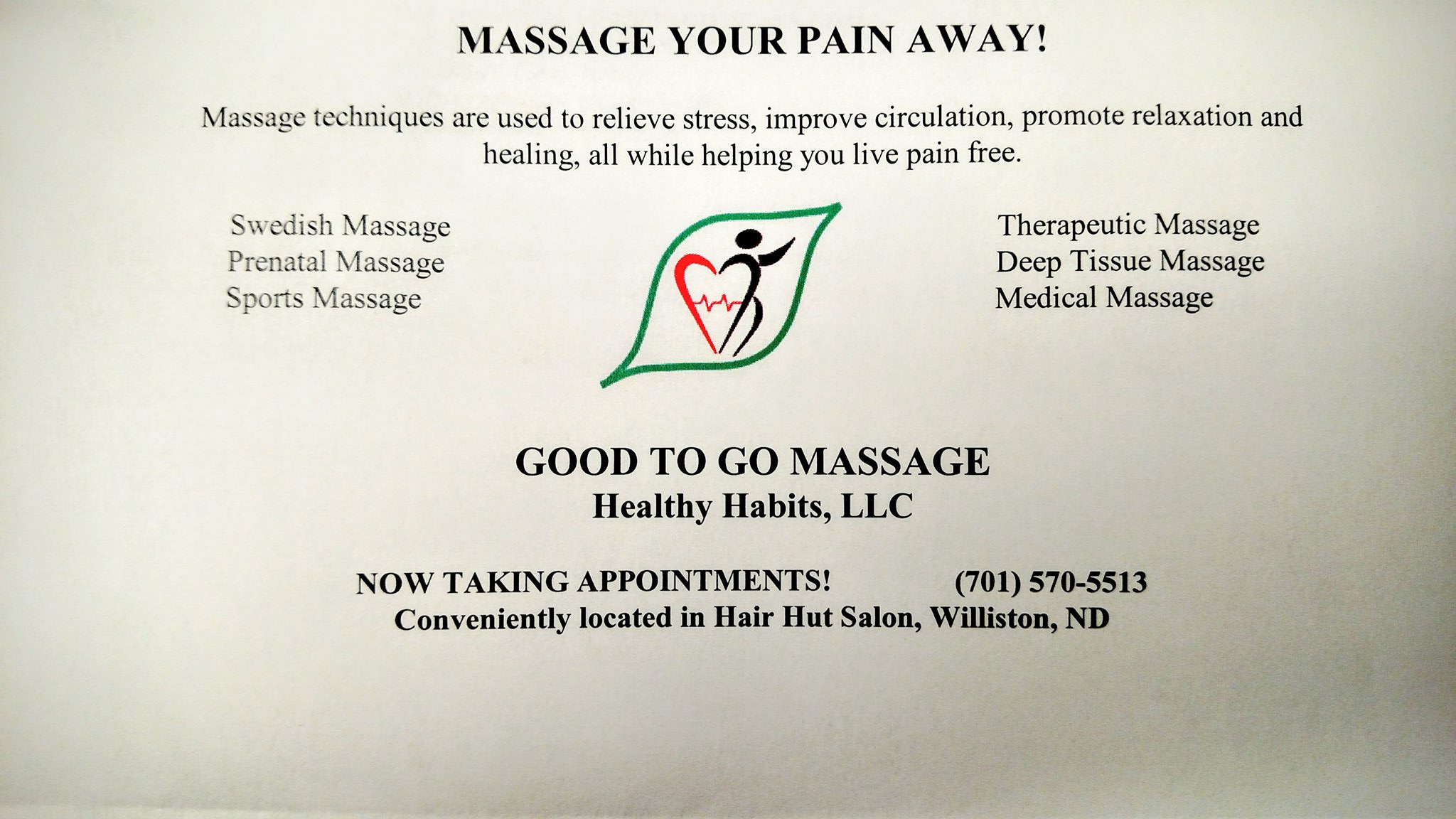 Good to Go Massage
