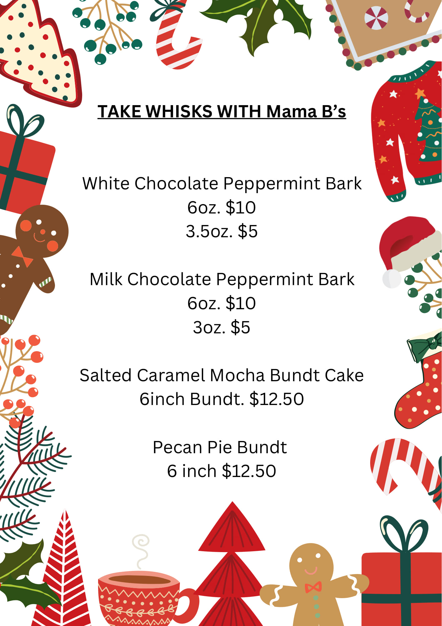 THE BUTTE BAKERY Menu