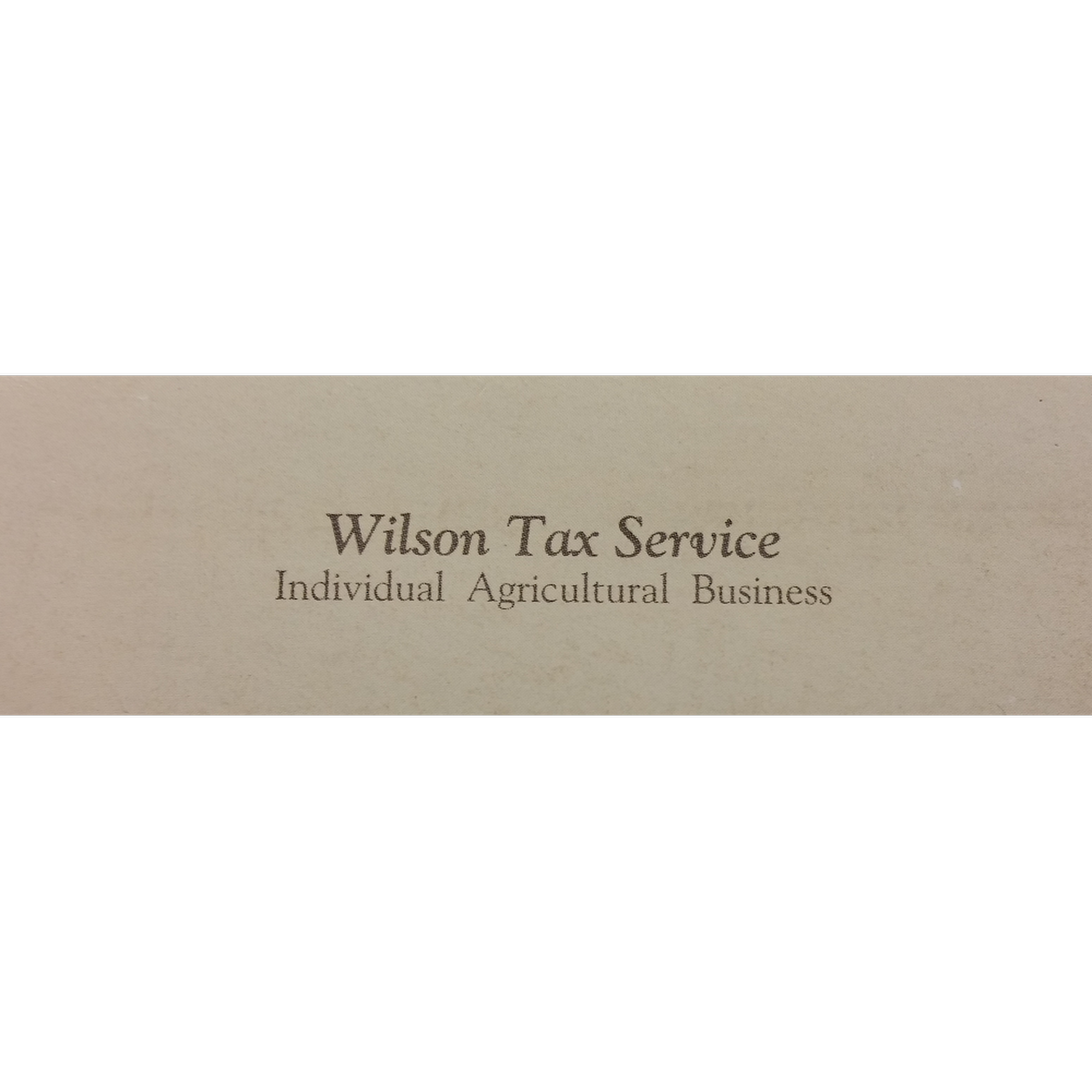 Wilson Tax Service