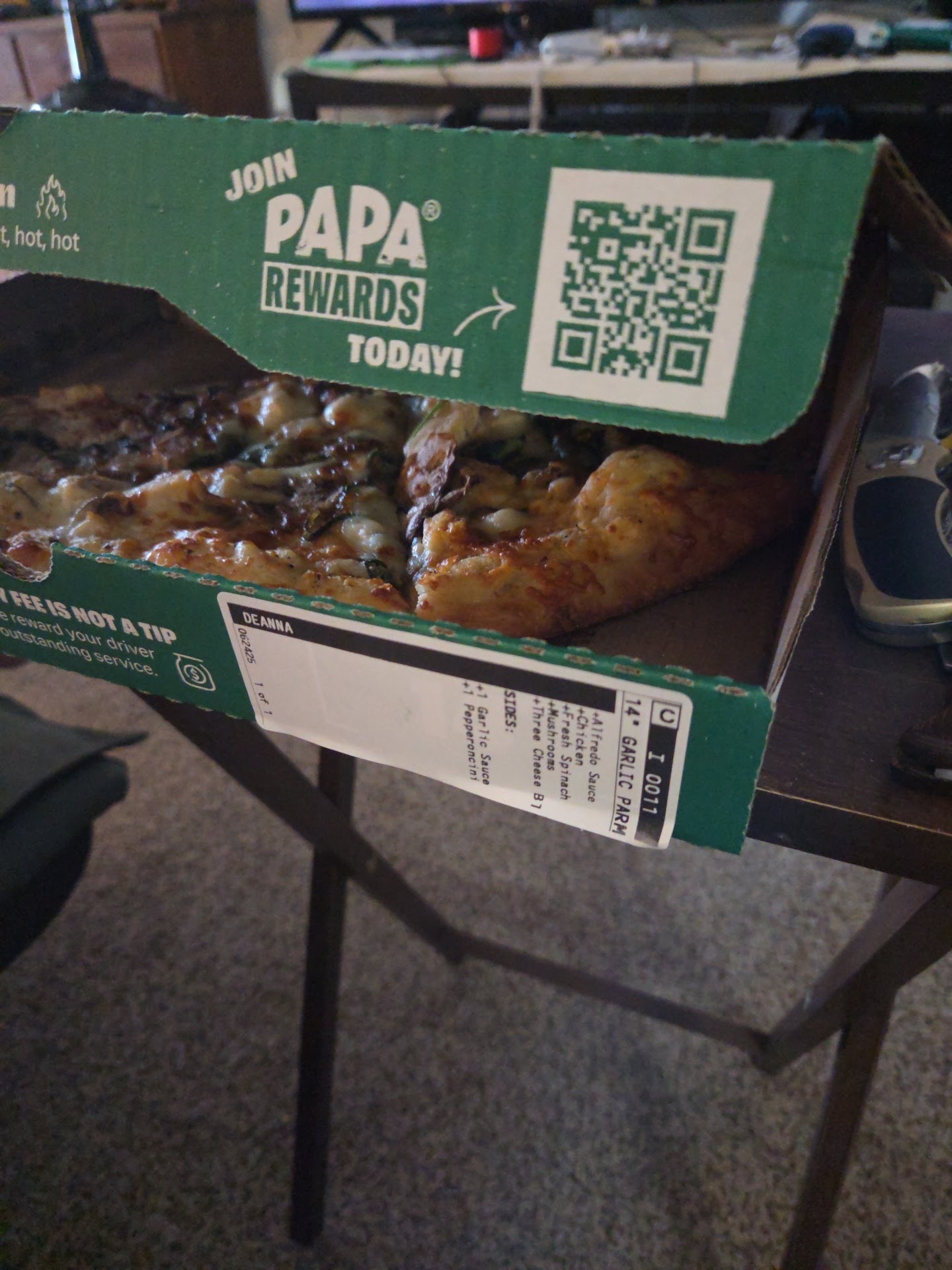 Papa Johns Pizza Menu