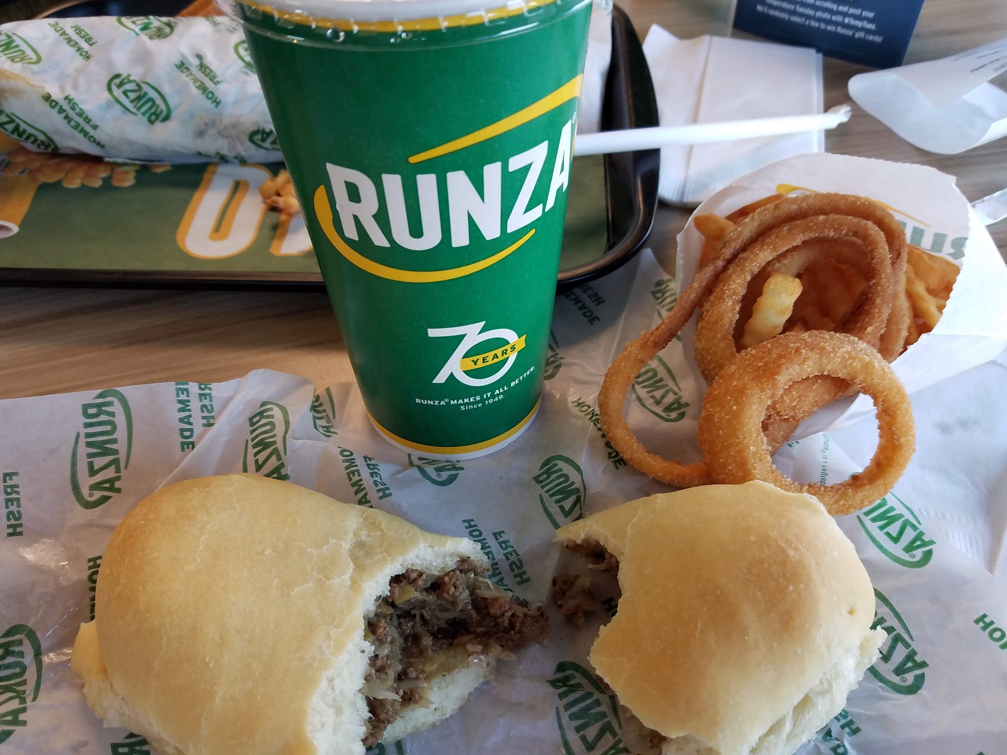 Runza Restaurant Menu