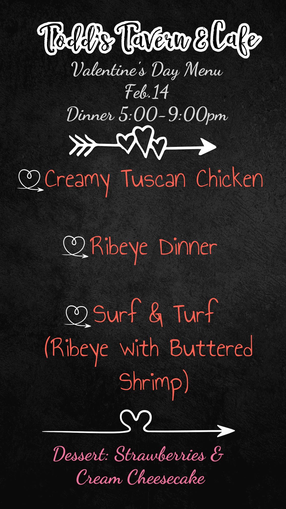 Todd's Tavern & Cafe Menu