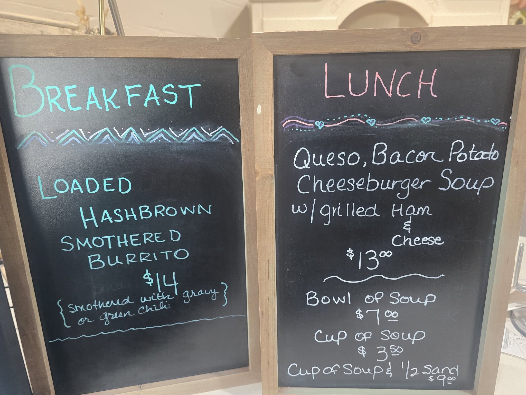 Memaw's Barnyard Cafe Menu