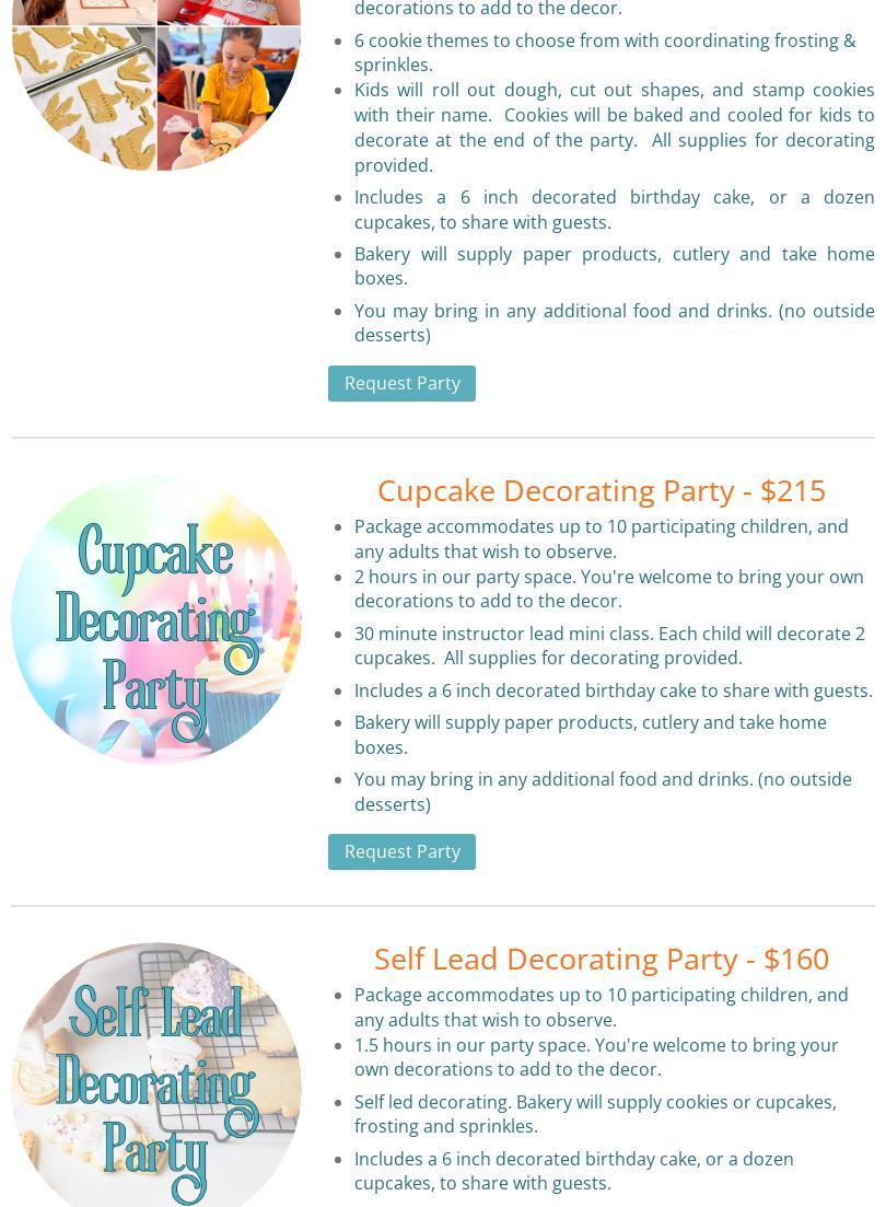 Happy Mango Bakery Menu