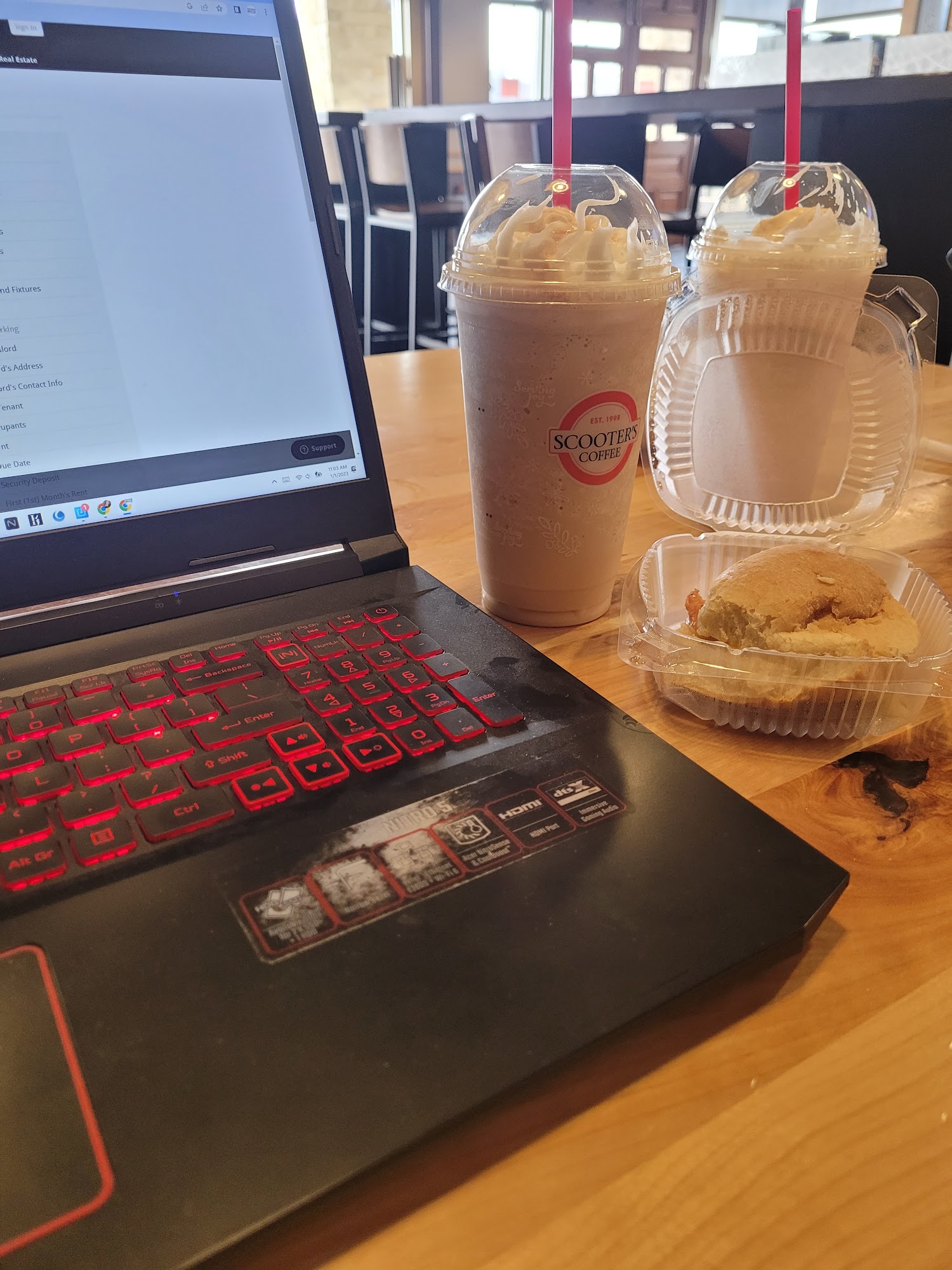 Scooter's Coffee Menu