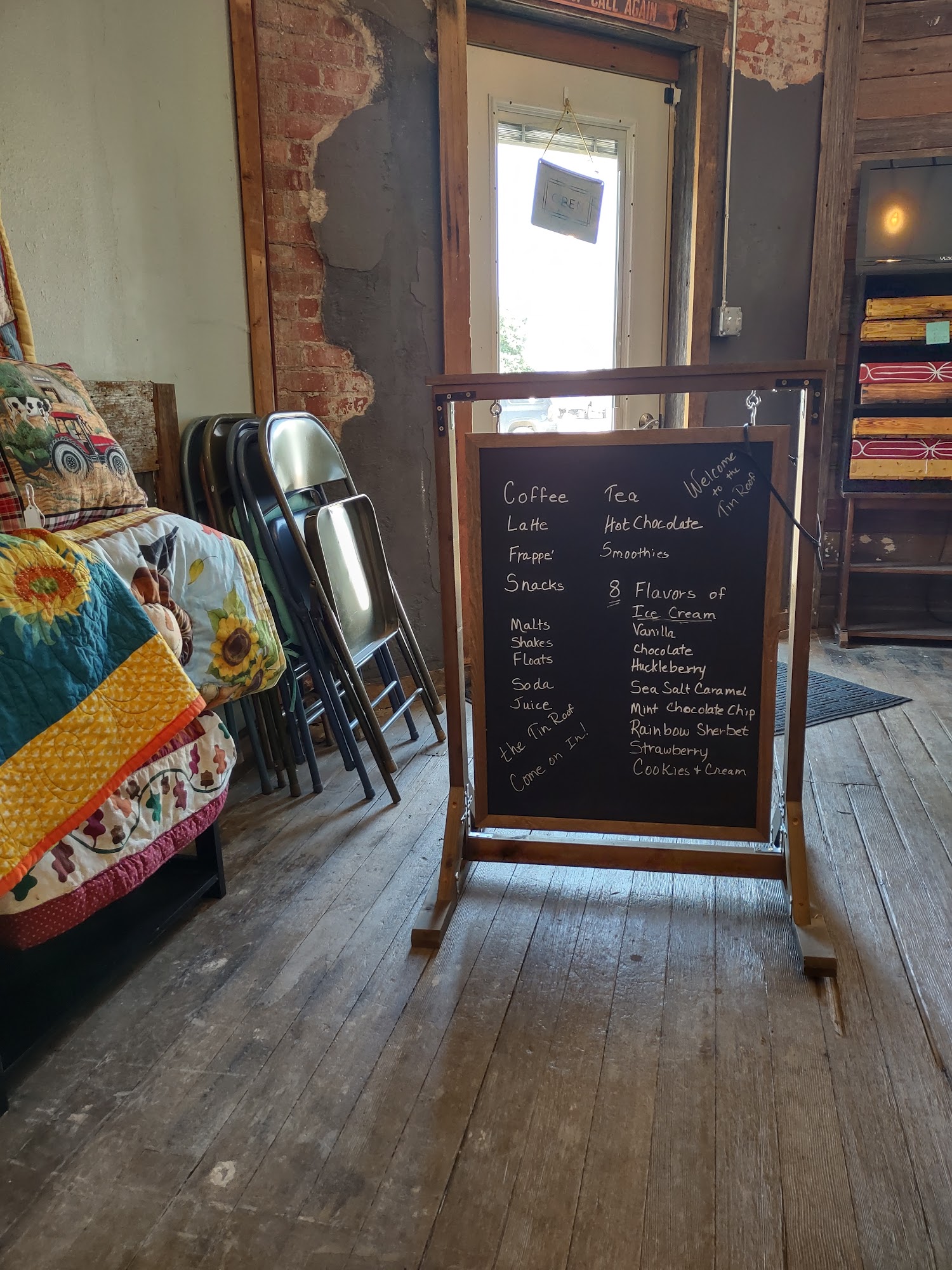 The Tin Roof Coffee & More Menu