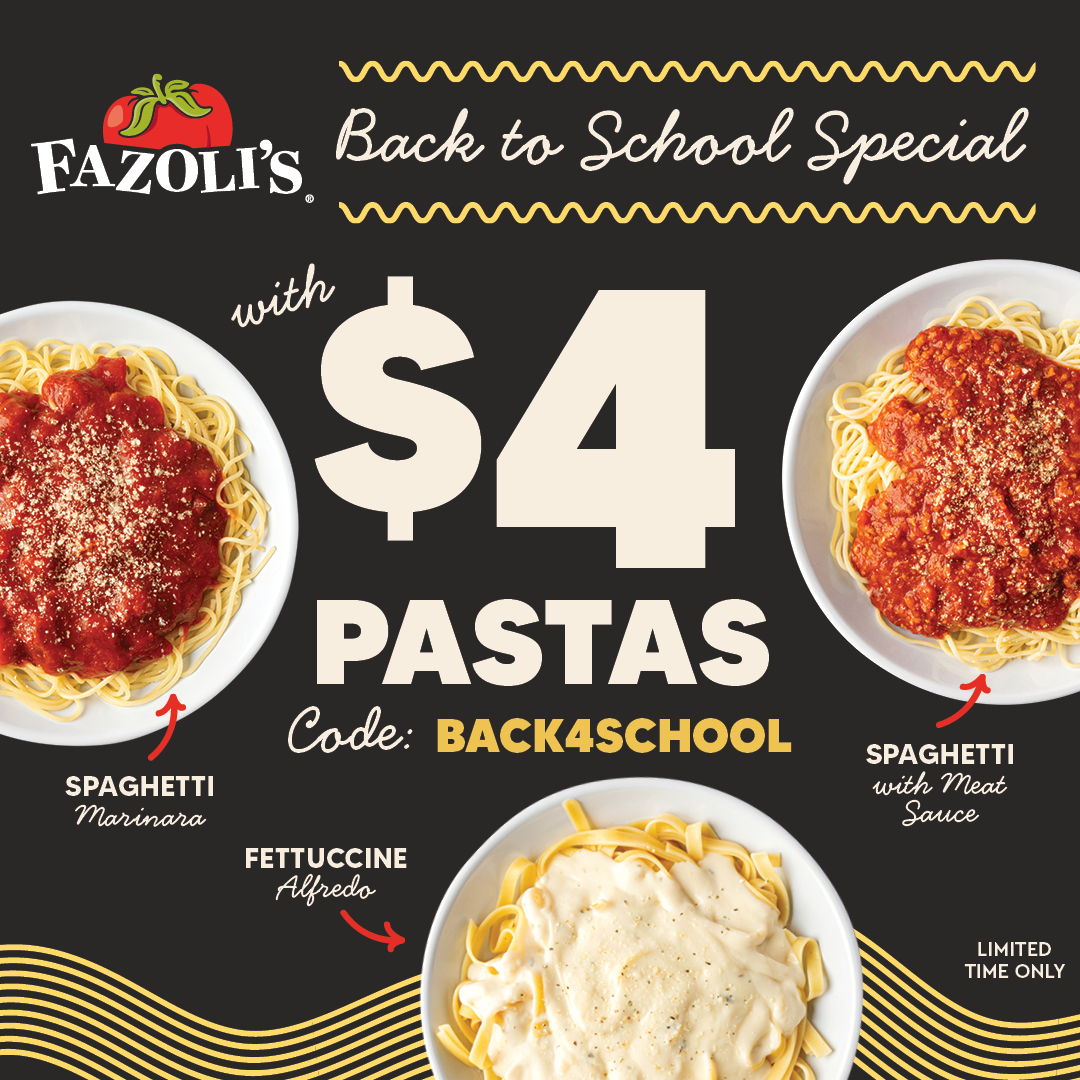 Fazoli's Menu