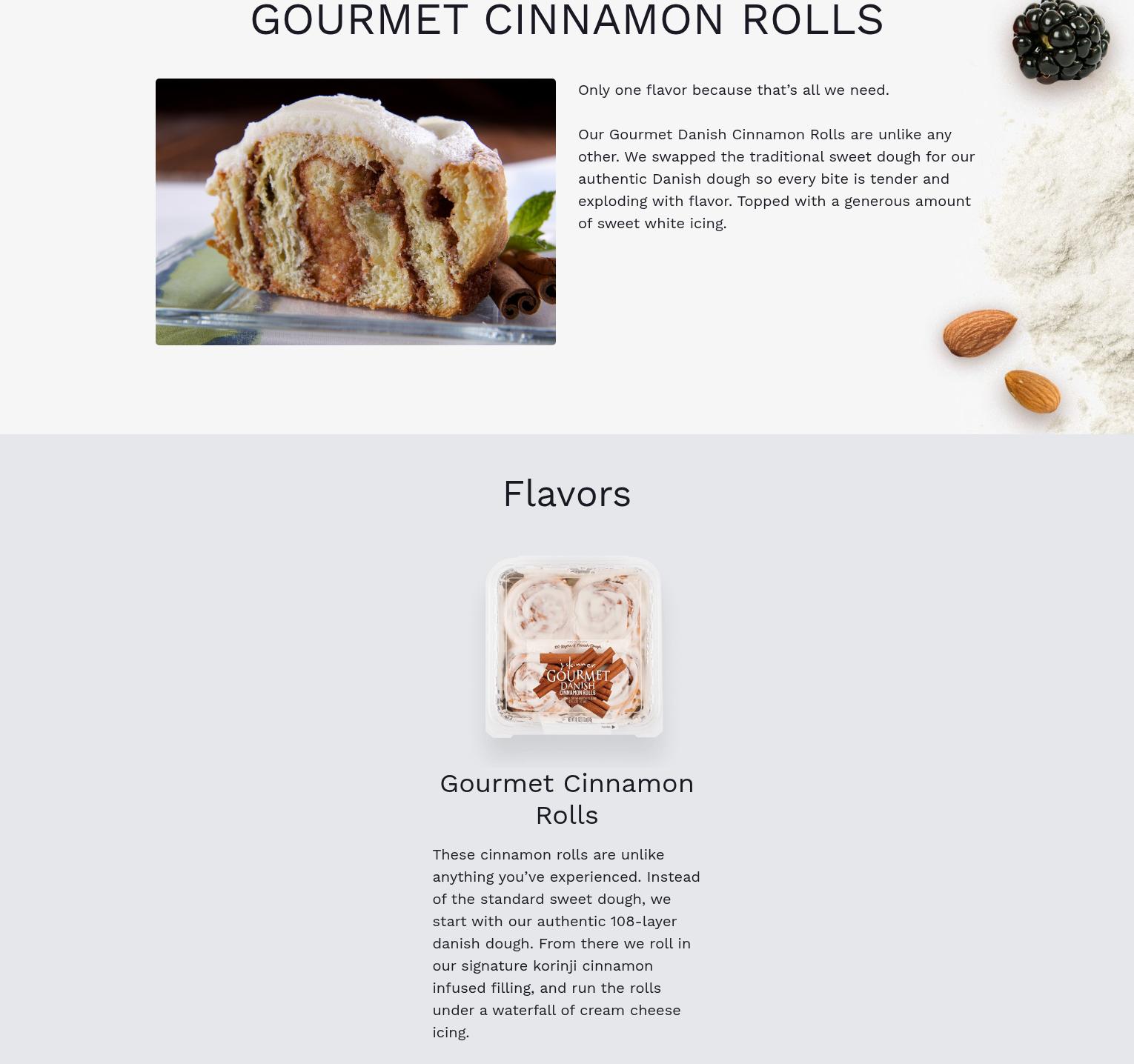 J. Skinner Baking Menu