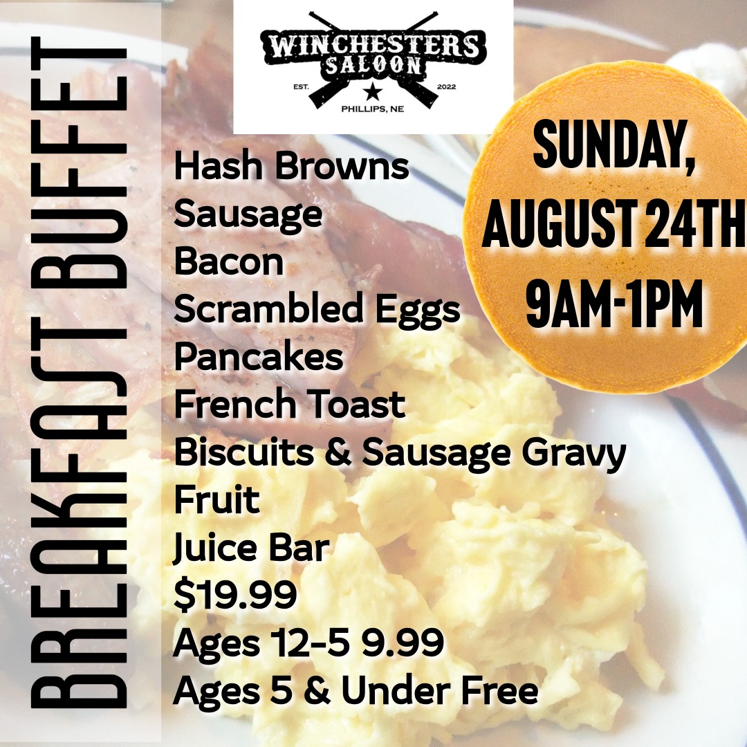 Winchesters Saloon Menu