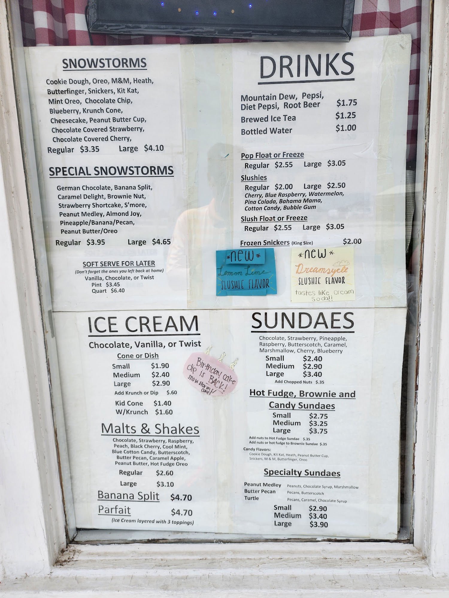 Hwy 50 Drive-In Menu