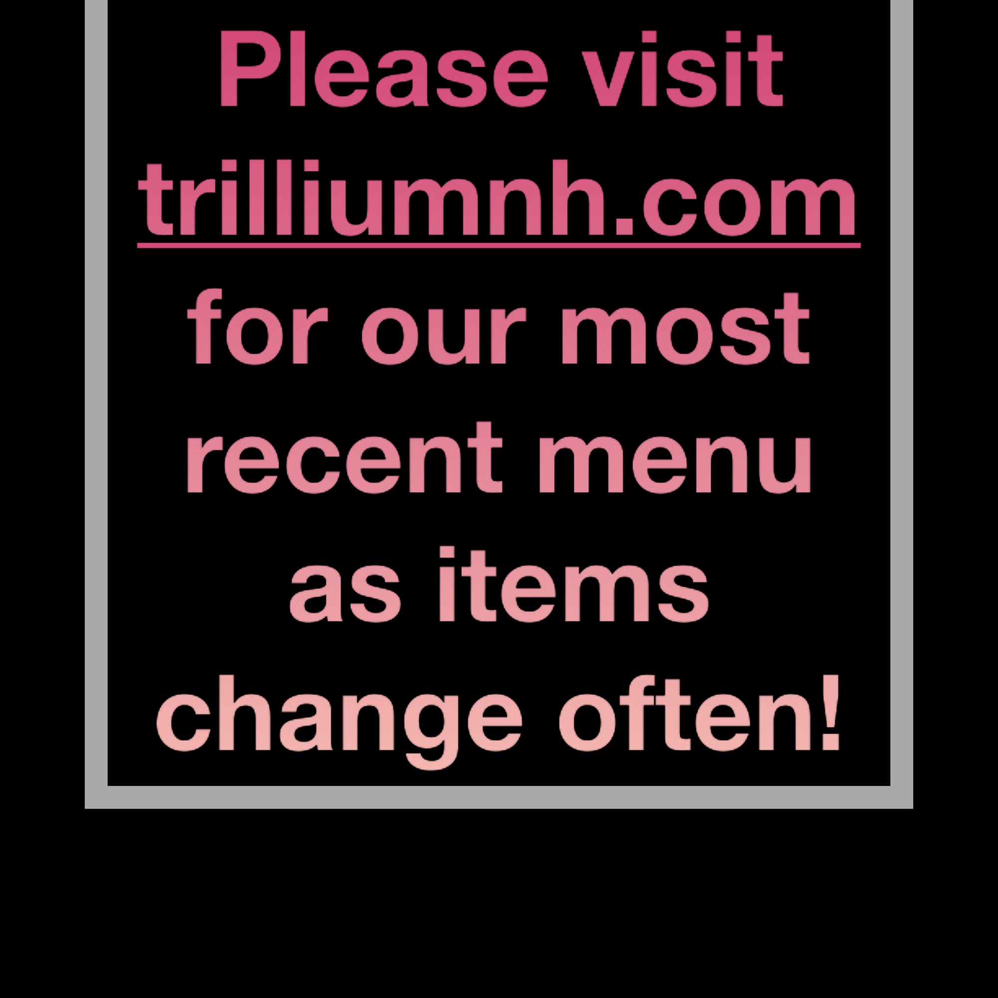 Trillium Farm to Table Laconia