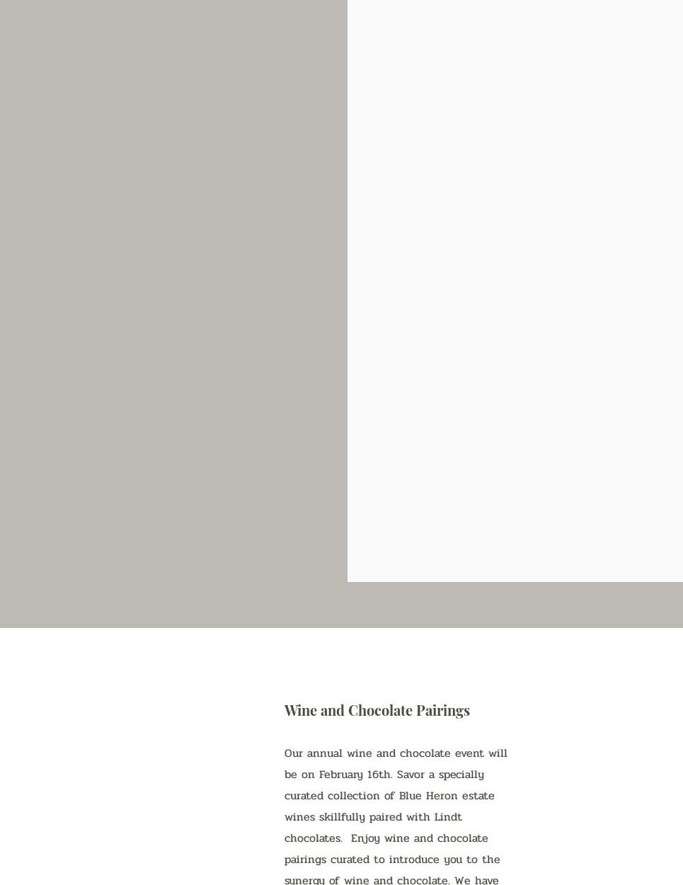 Squamscott Vineyard & Winery Menu