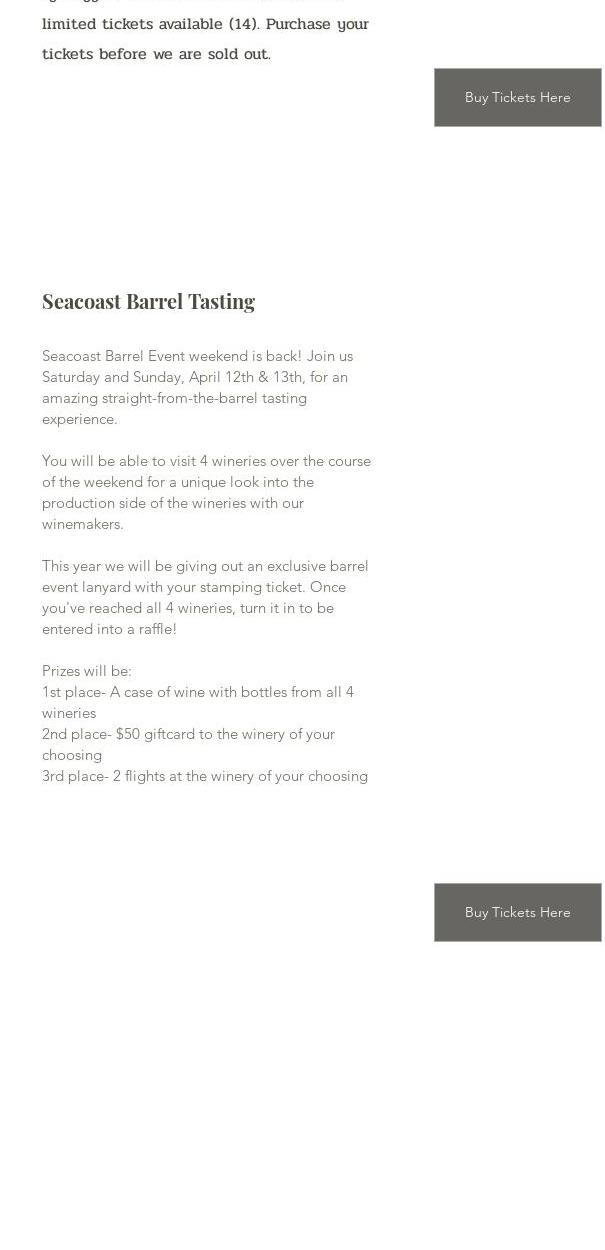 Squamscott Vineyard & Winery Menu