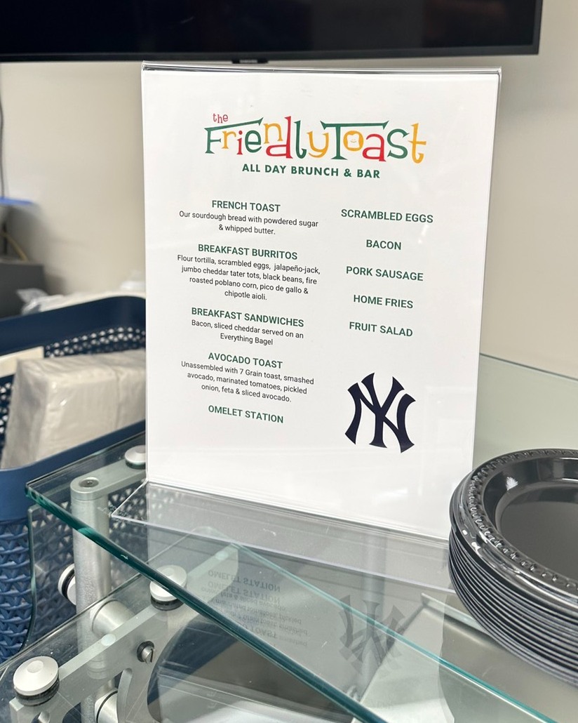 The Friendly Toast Menu