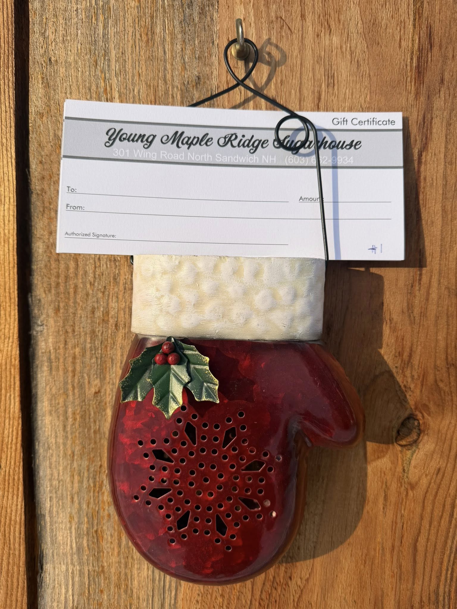 Young Maple Ridge Sugarhouse Sandwich