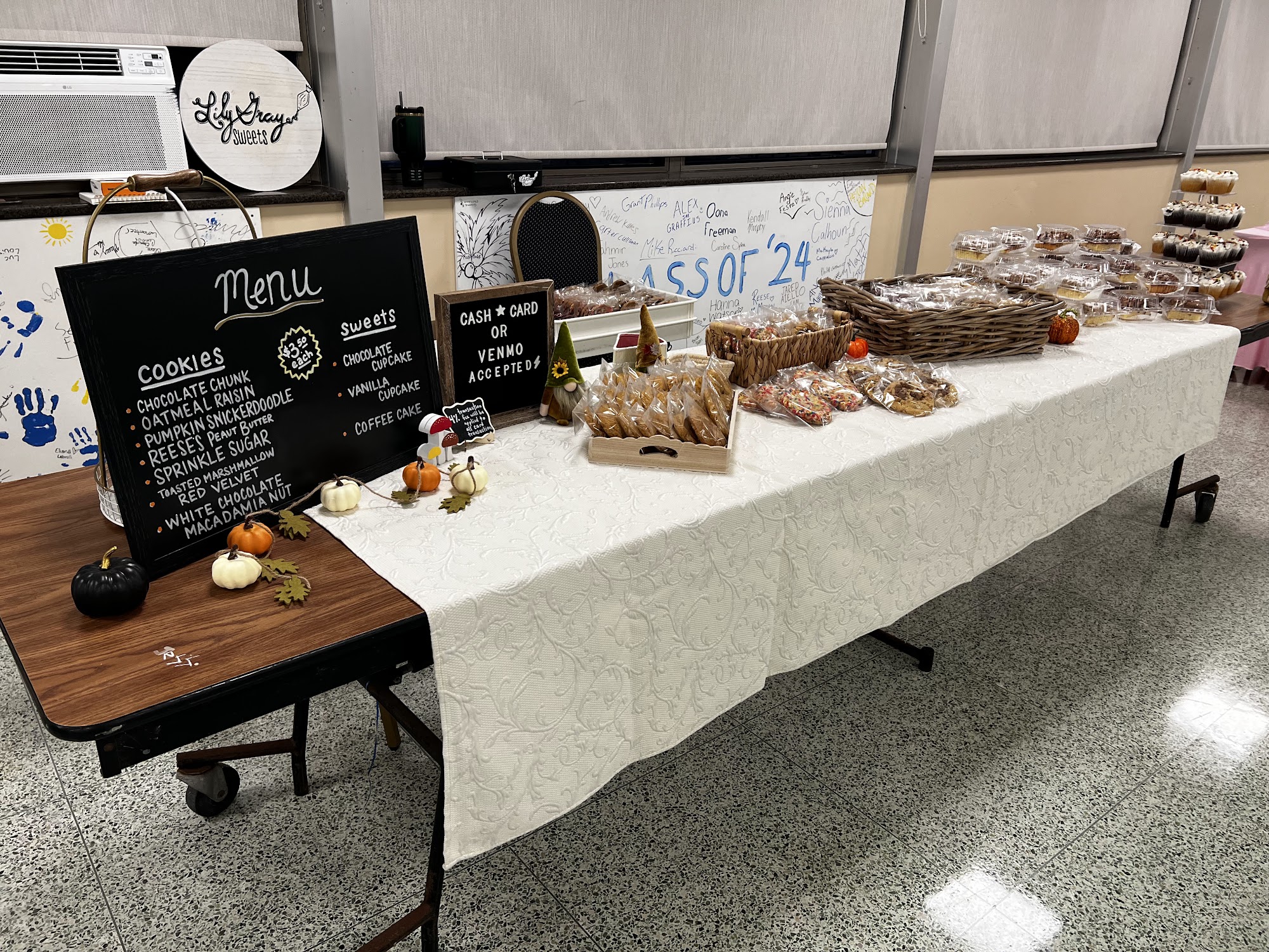 LilyGray Sweets Menu