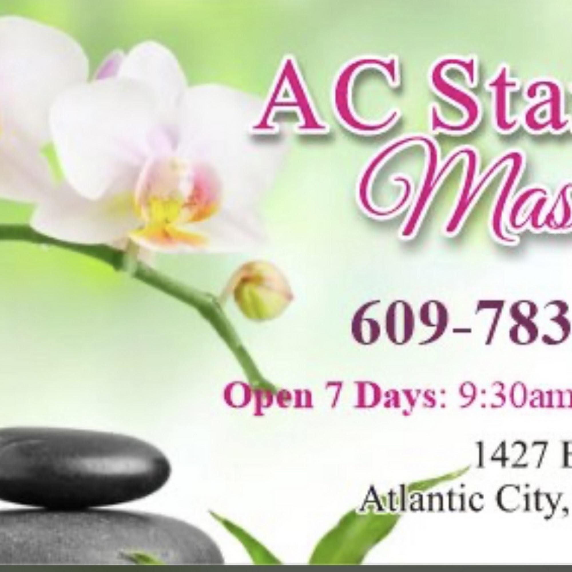 Ac star massage 1427 Boardwalk, Atlantic City New Jersey 08401