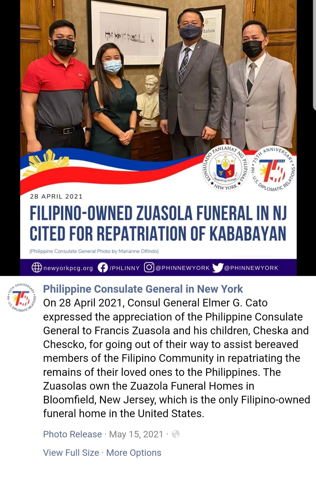 Photo credit: facebook