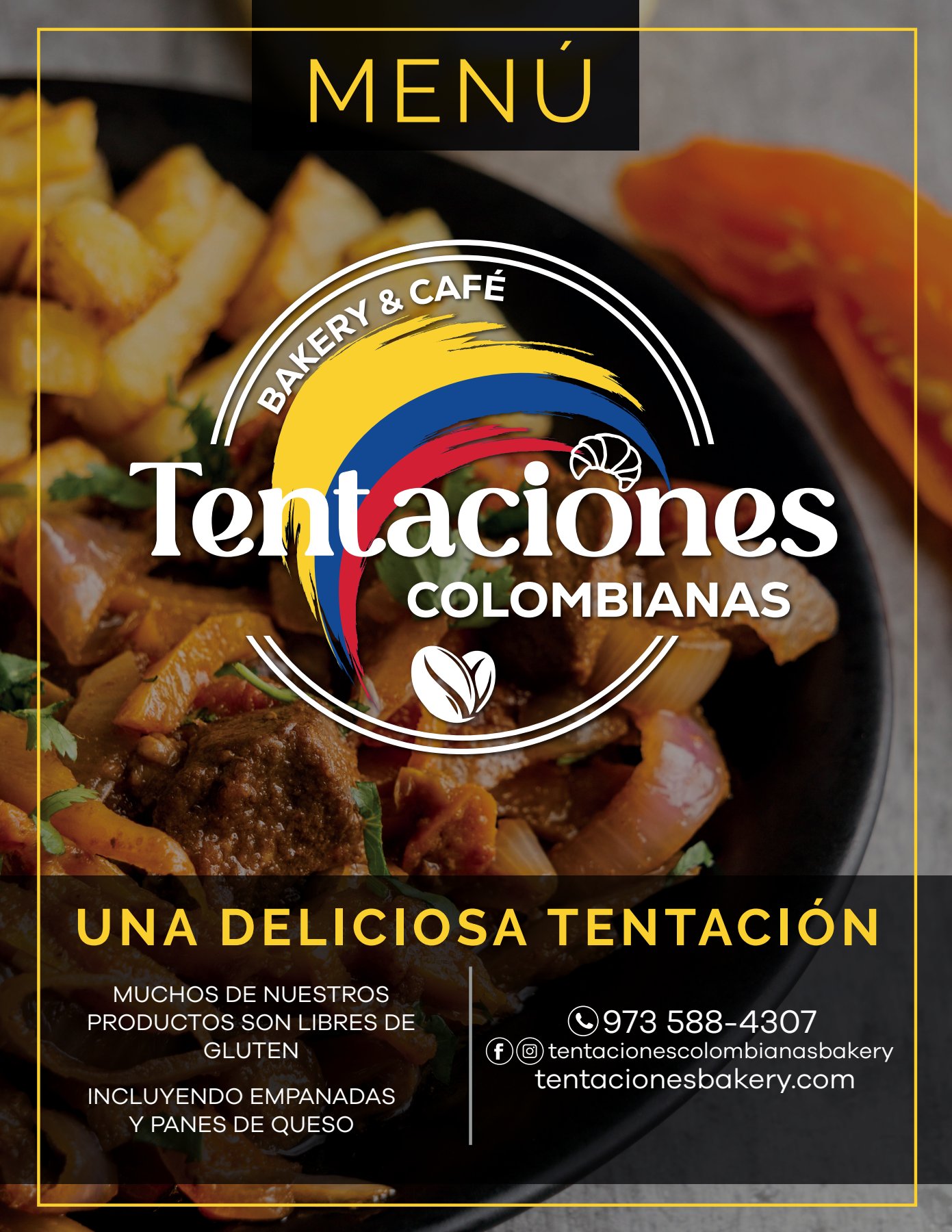Tentaciones Colombianas Bakery & Café Menu