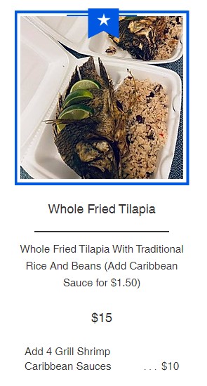 Caribbean Spoon Menu