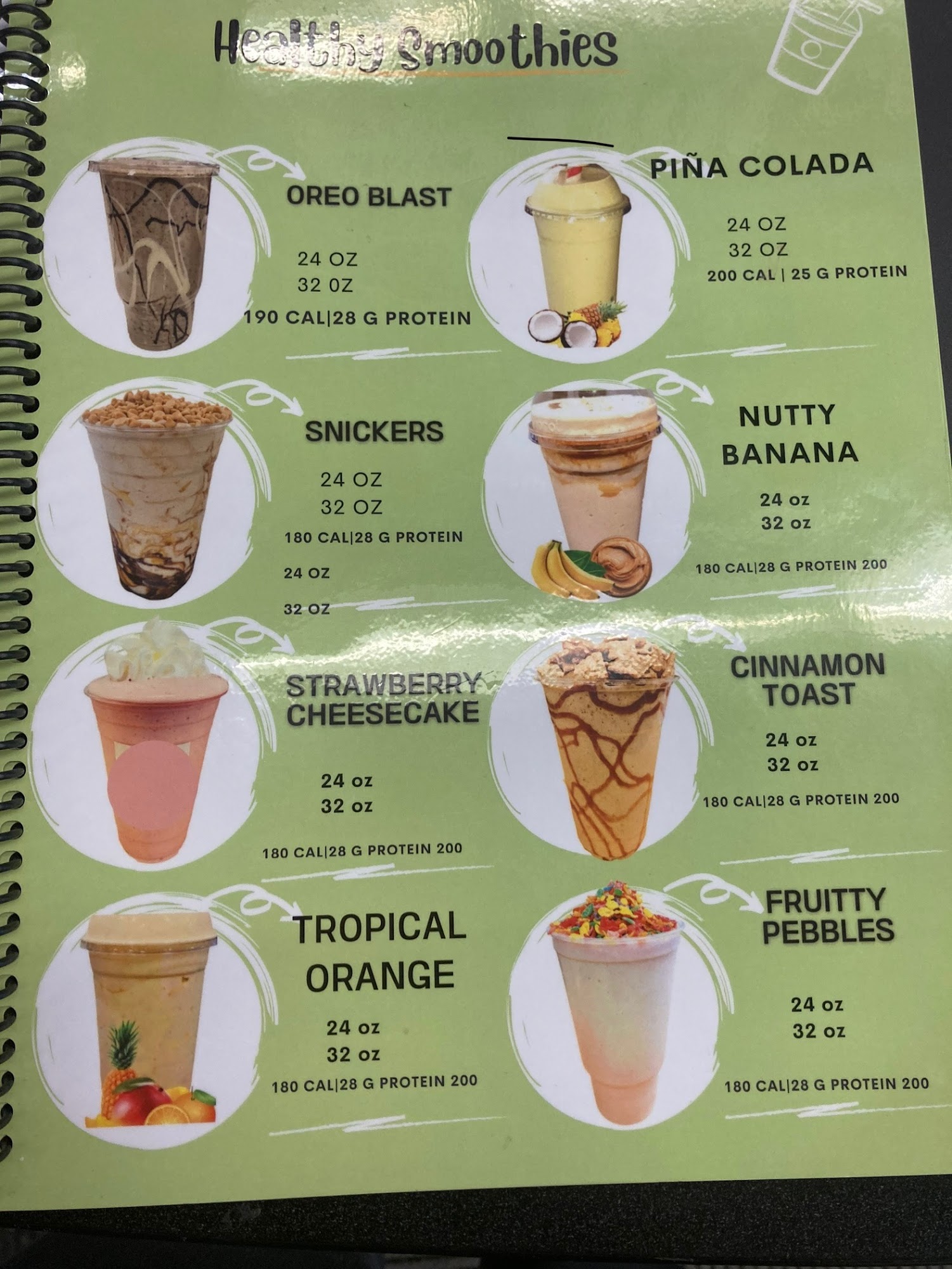 Newlife Nutricion Menu