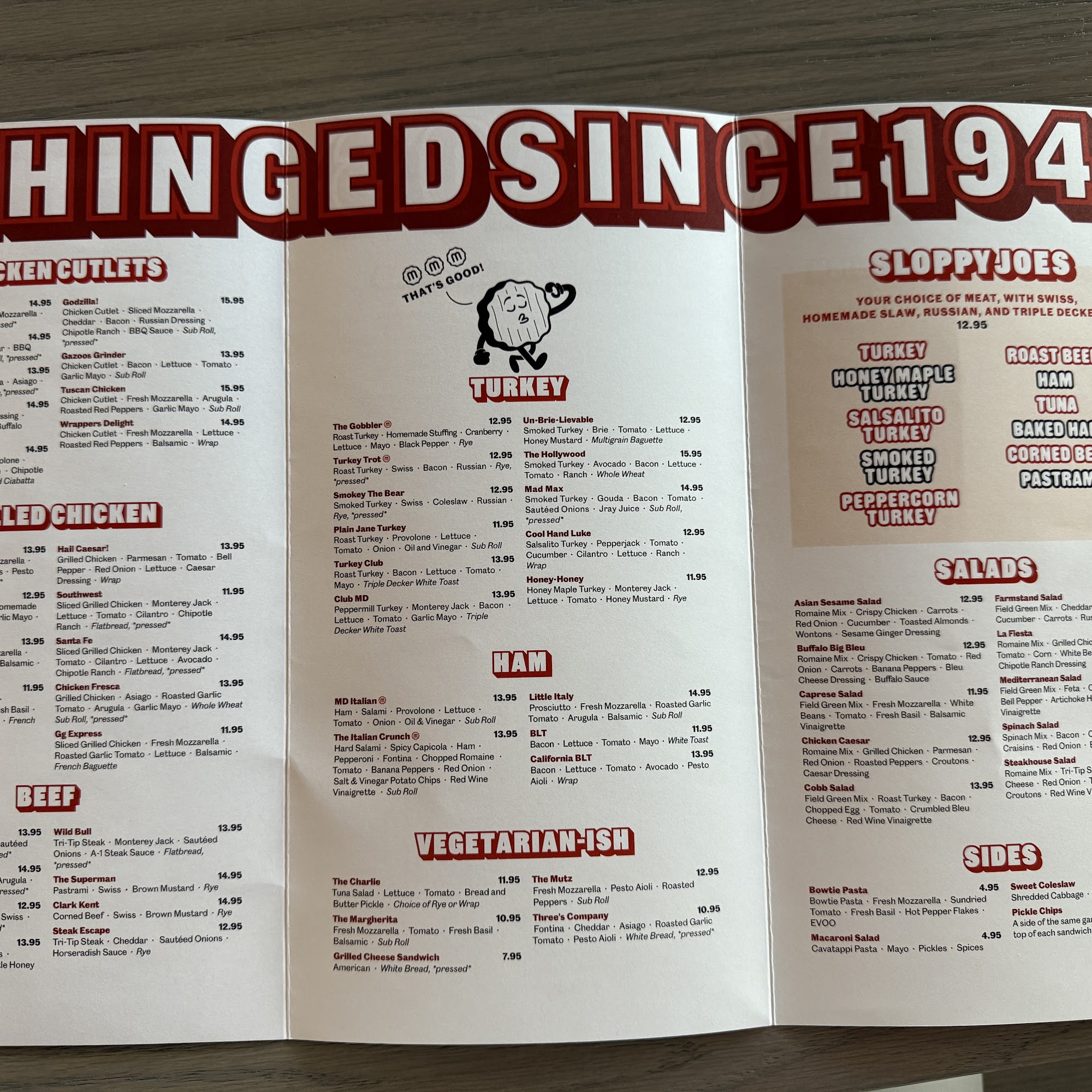 Millburn Deli Menu
