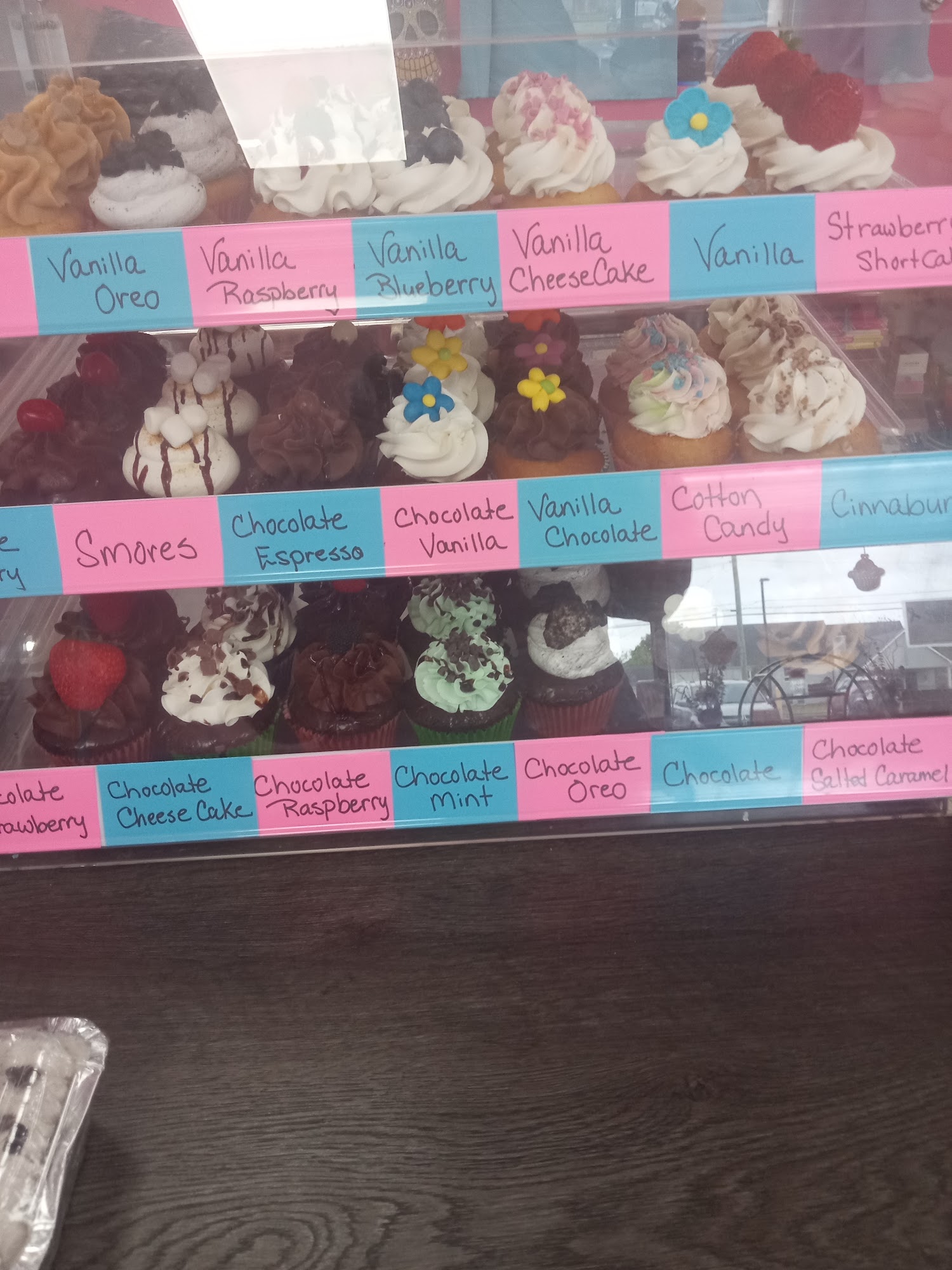 A Piece of Cake Menu