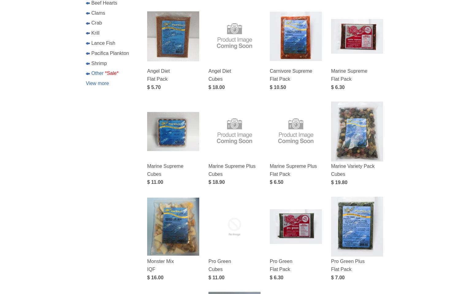 Mid Jersey Pet Supply-Pro Salt Menu