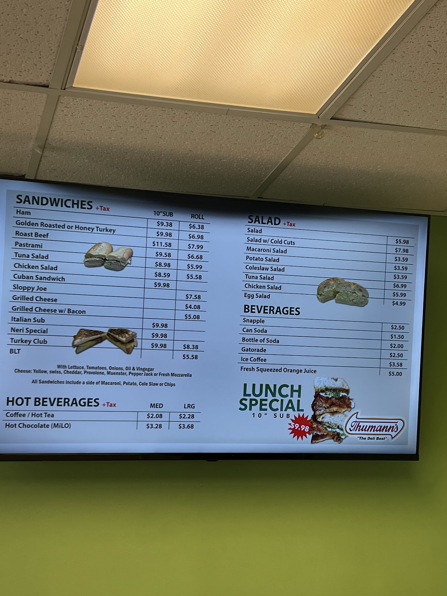 Bagel Cafe 23 Menu