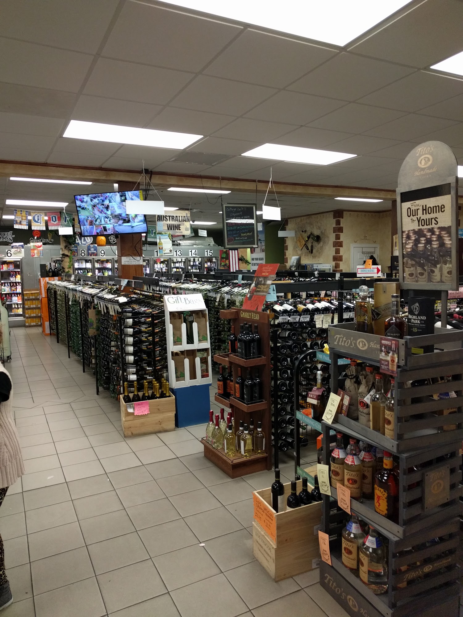 Cottage Deli and Wine Menu