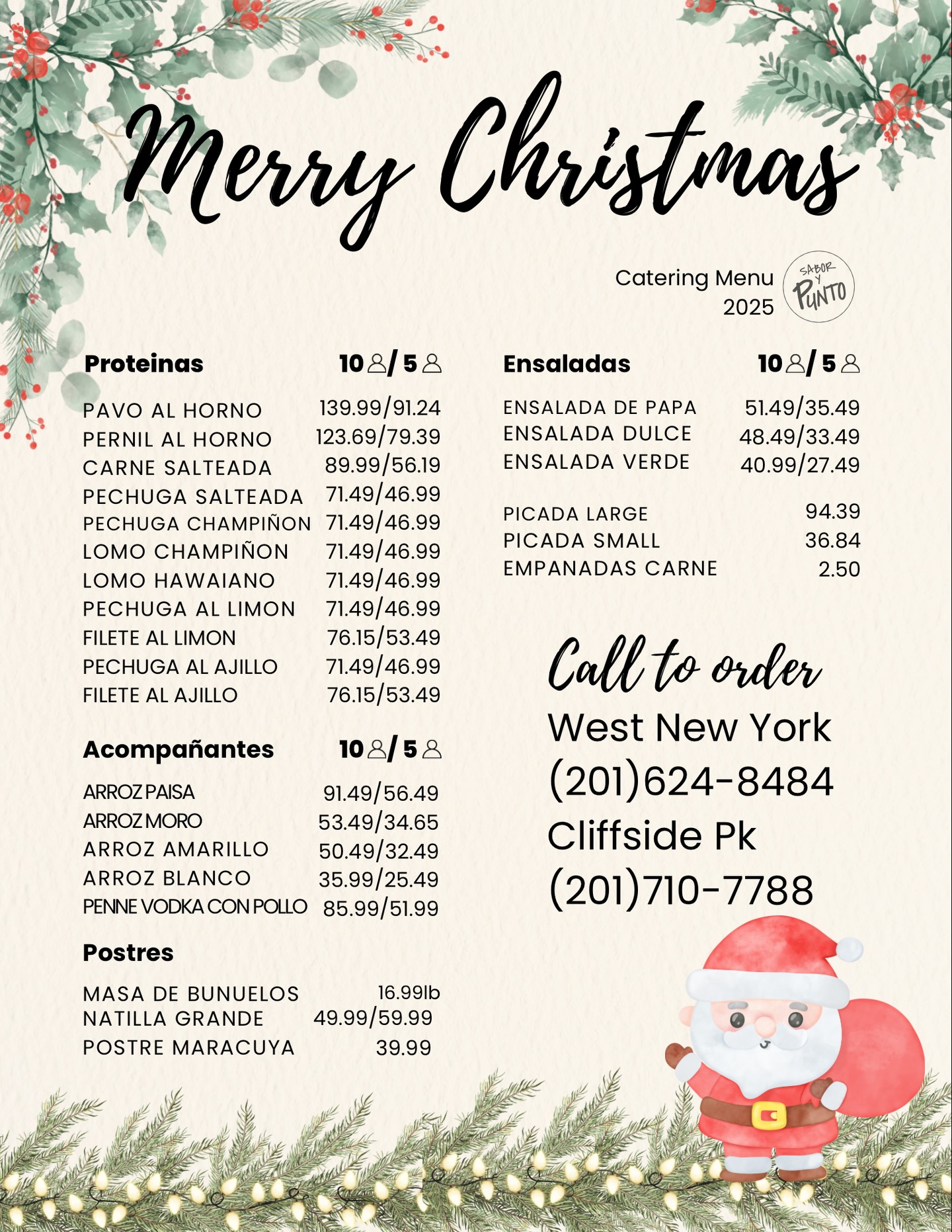 Sabor Y Punto Colombian Restaurant Cliffside Park