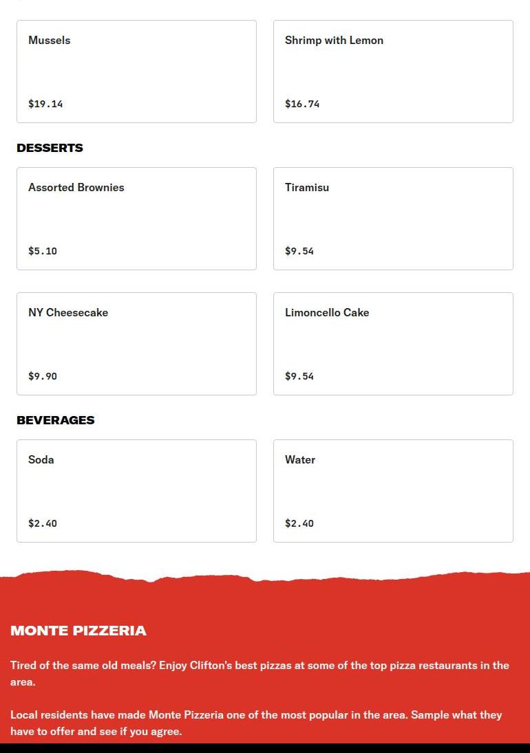 Sal's Deli & Pizza Menu