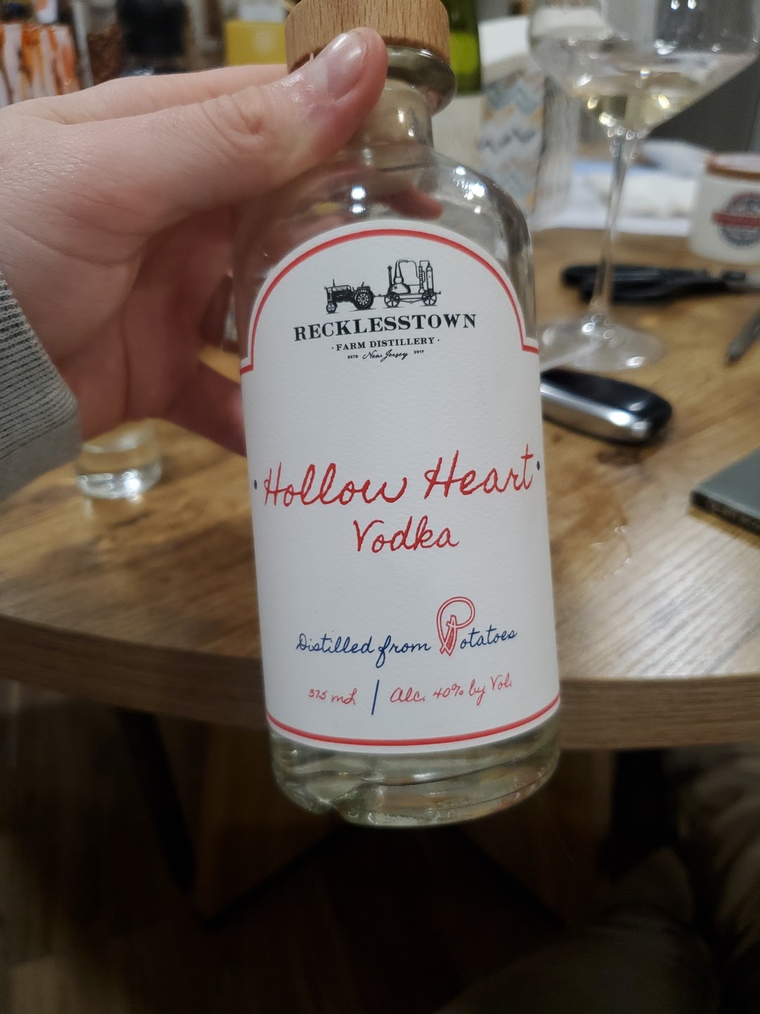 Recklesstown Farm Distillery Menu