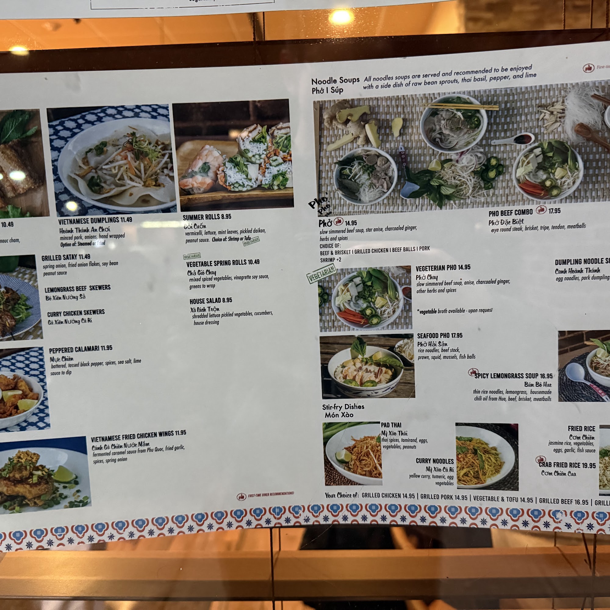 Saigon Bistro Menu