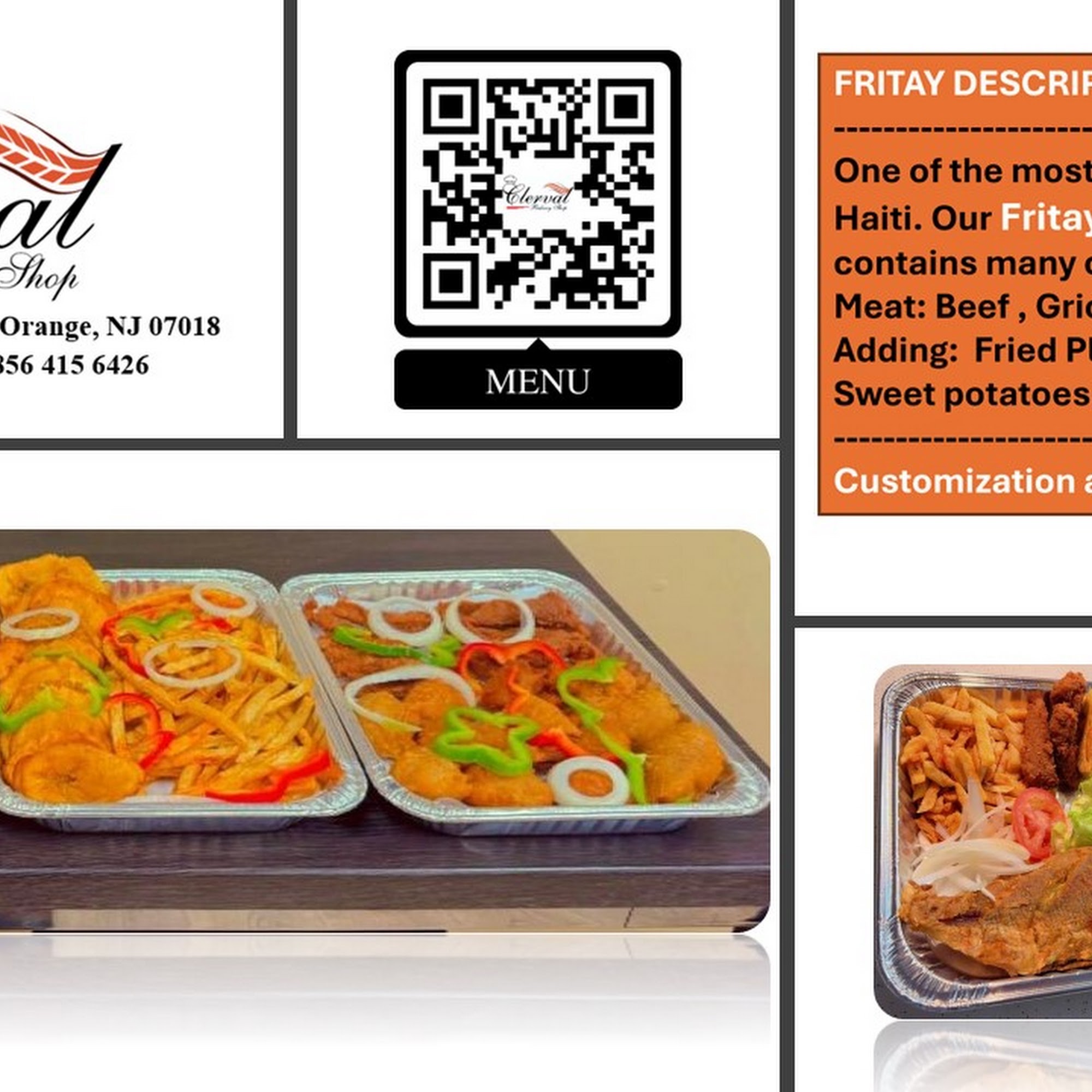 CLERVAL BAKERY SHOP Menu
