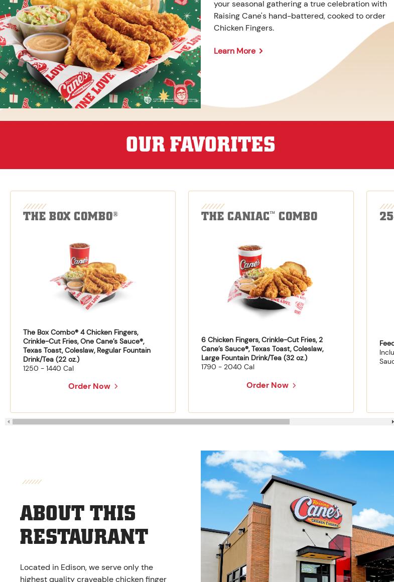 Raising Cane's Chicken Fingers 1031 U.S. Rte 1, Edison