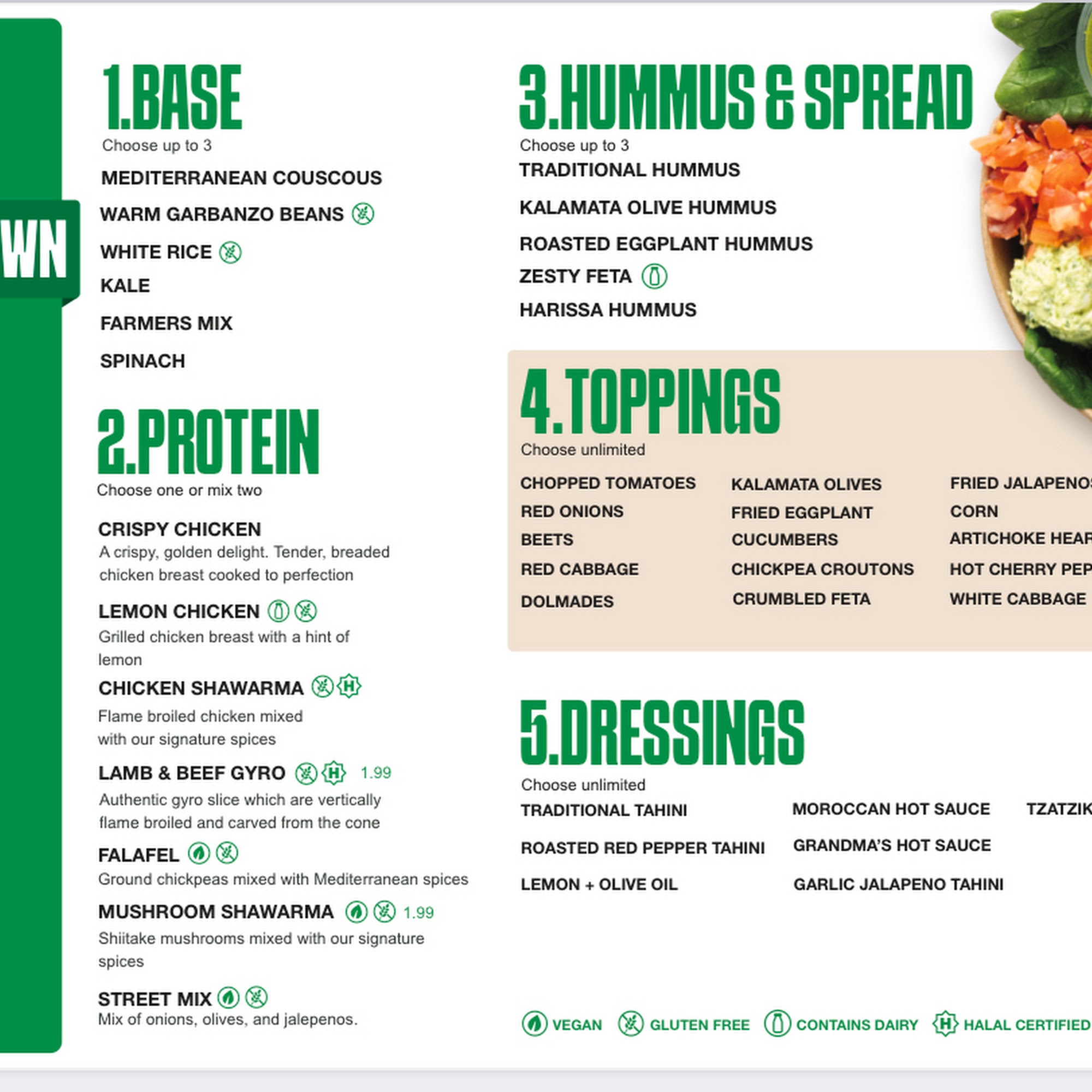 Hummus Republic Menu