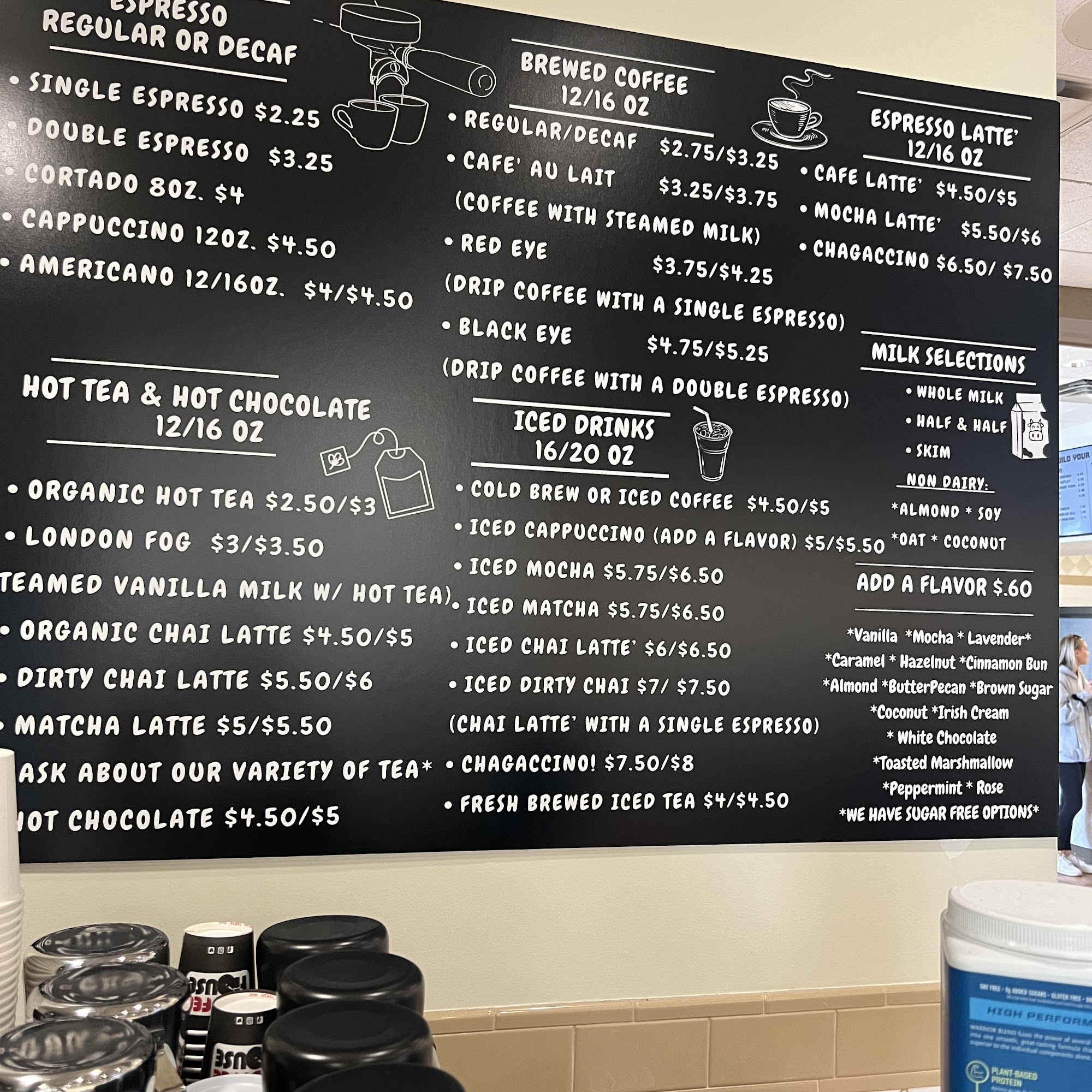 The Coffee House Too Menu