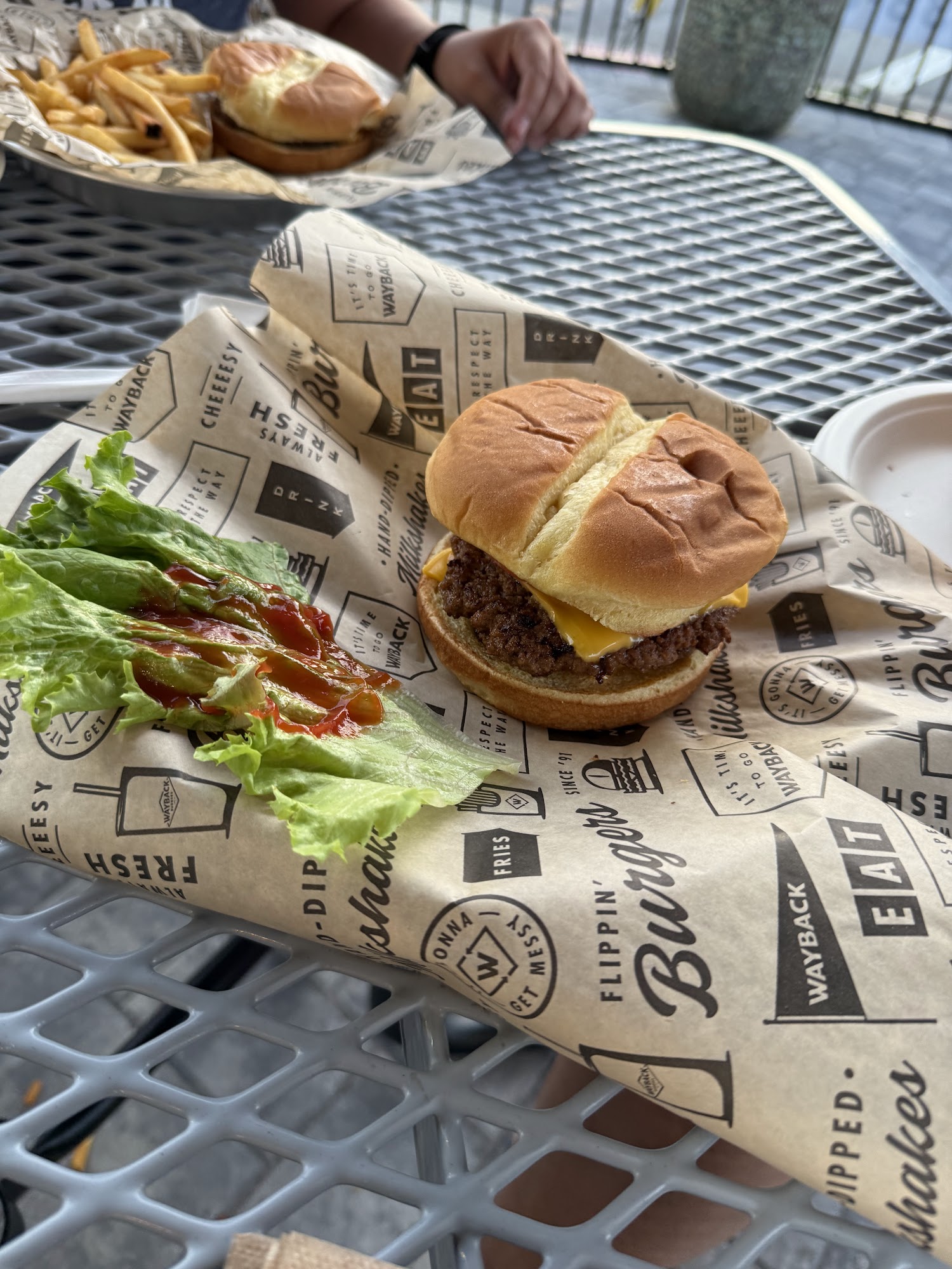 Wayback Burgers Menu