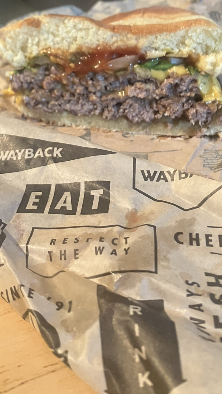 Wayback Burgers Menu