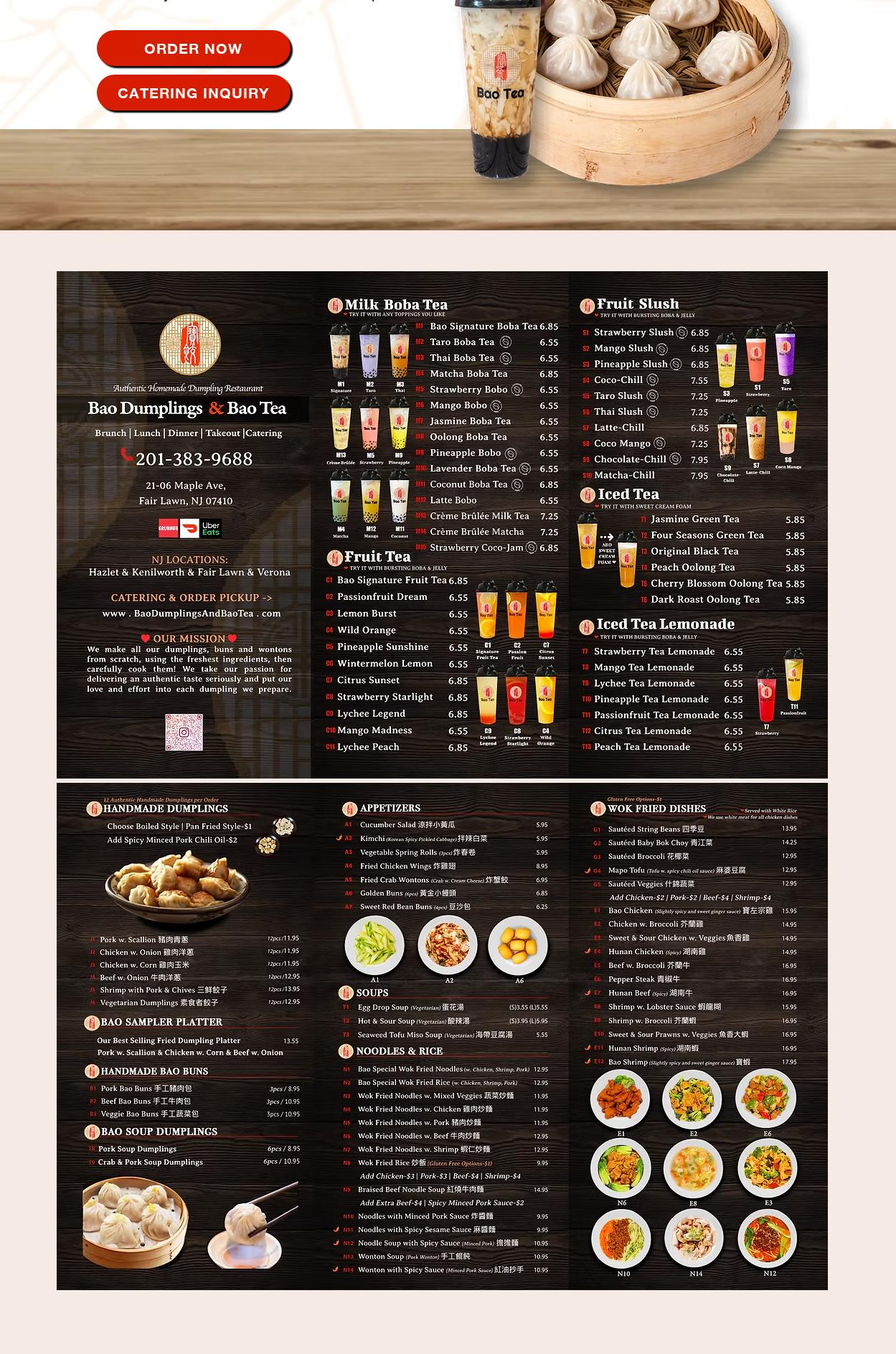 Bao Dumplings & Bao Tea 寶餃寶茶 21-06 Maple Ave, Fair Lawn