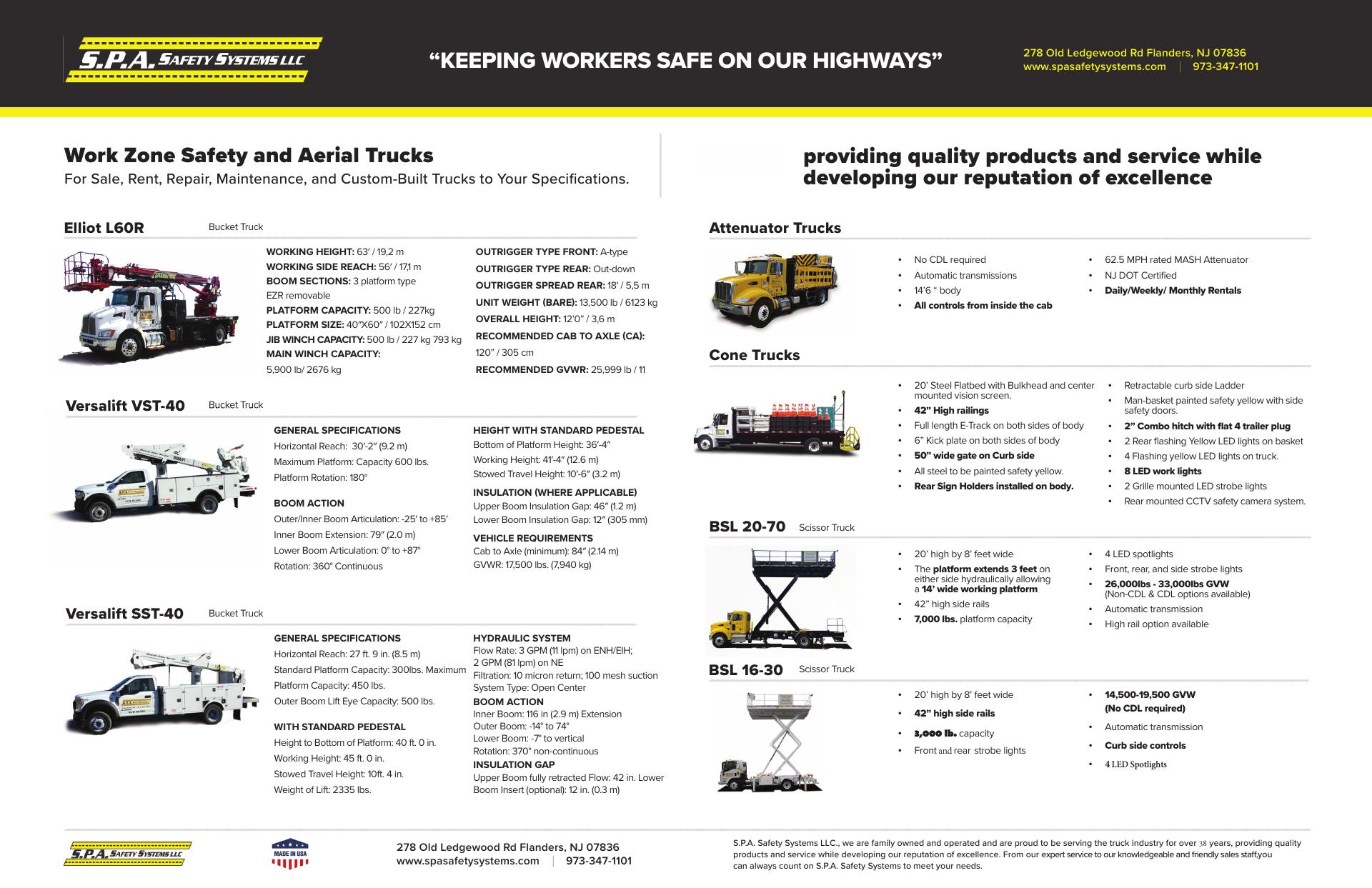 s.p.a. safety systems 278 Old Ledgewood Rd, Flanders New Jersey 07836